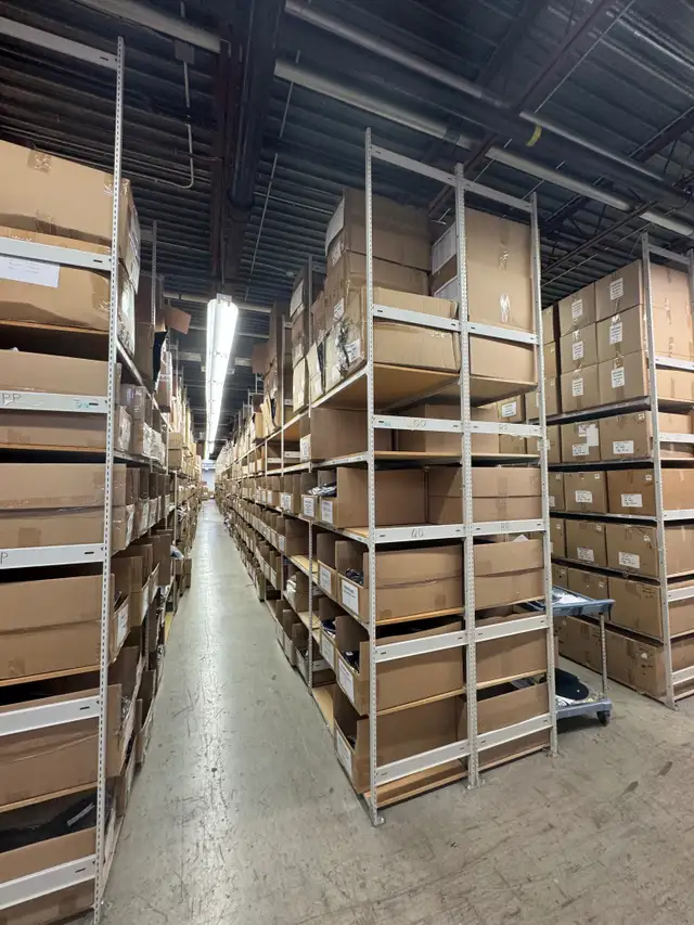 Used industrial shelving  6' & 12' tall / 24'deep  x 46' wide - Photo 8