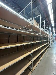 Used industrial shelving  6' & 12' tall / 24'deep  x 46' wide - Photo 9