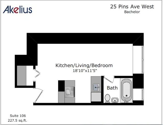 Studio Basement/ Sous-sol near blvd Saint-Laurent - ID 1410 - Photo 8