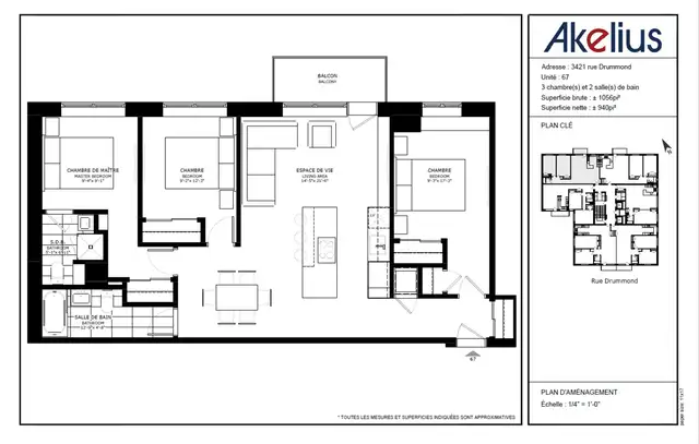 modern three-bed, two-bath apartment near Peel - ID 3174 - Photo 13