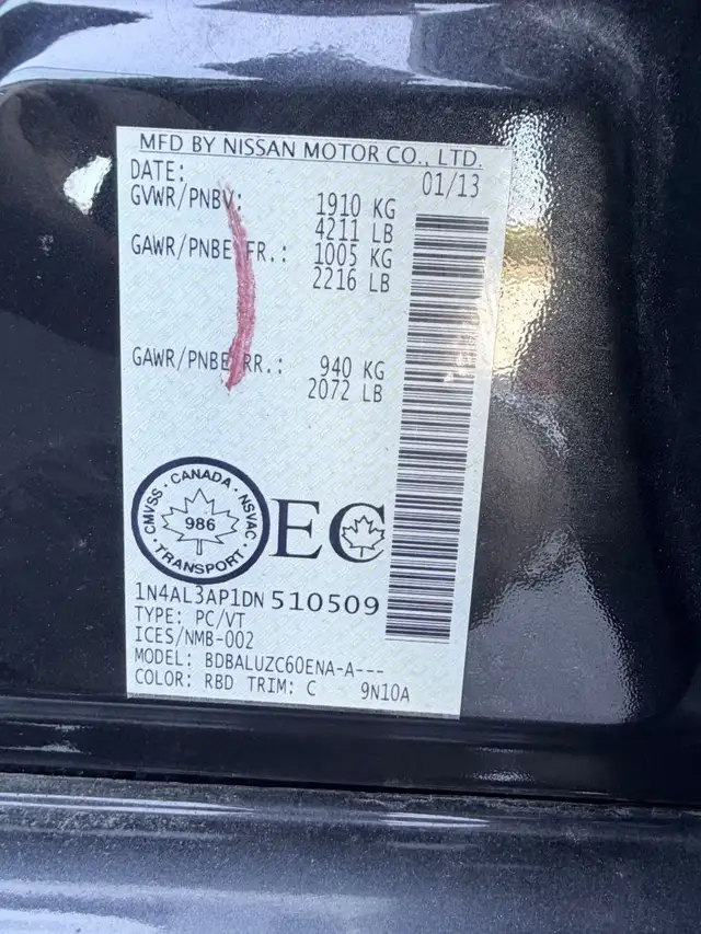 2013 Nissan Altima 4dr Sedan I4 CVT 2.5 - Photo 8