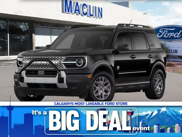 2026 Ford Bronco Sport BIG BEND | BLACK DIAMOND OFF ROAD PACKAGE