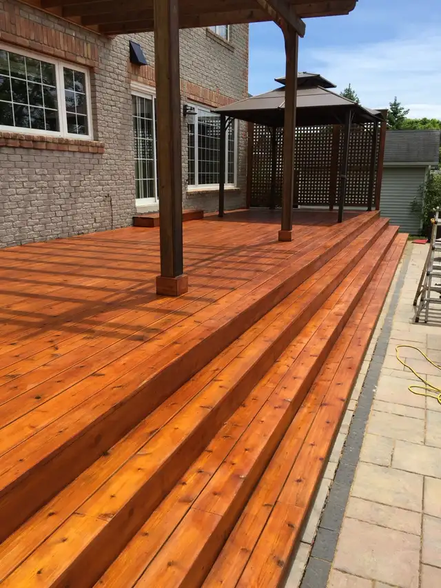 Deck Refinishing- Sanding and Staining - Photo 3