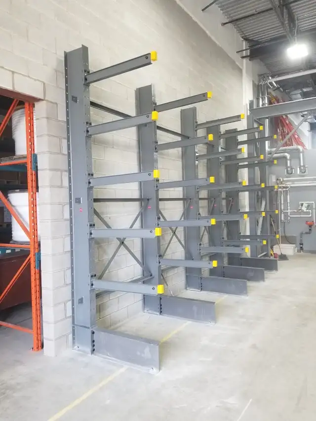 Structural Steel Cantilever Racking In Stock - Made in Canada - Photo 5