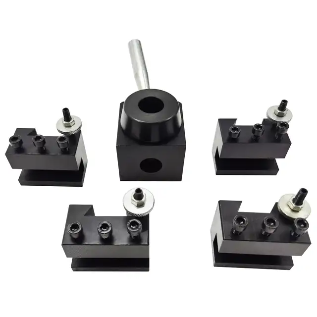 0.59' Wedge Type Quick Change Tool Post Holder Set 5 Pcs 028015