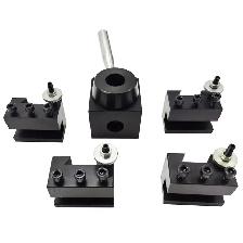 0.59' Wedge Type Quick Change Tool Post Holder Set 5 Pcs 028015