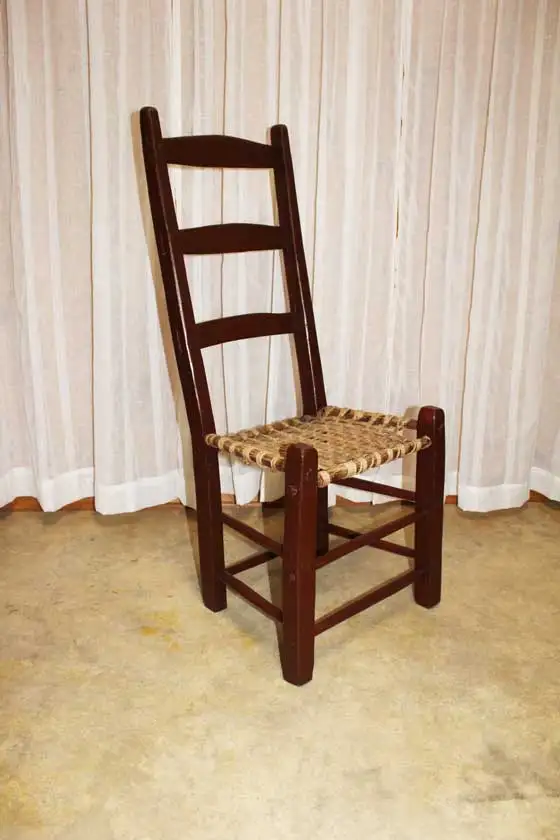 Chaise paysanne rustique (1880-1930), 20$