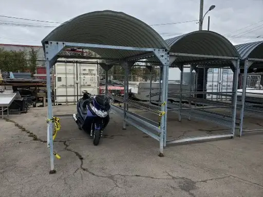 CANADIAN STEEL 7' X 15' COMMERCIAL CANOPY