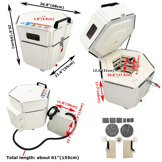 Electric Kiln High Temperature Ceramic Firing Machine 056396 - Photo 10