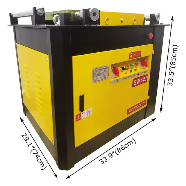 GW42J Large Electric Rebar Bending Bender Machine 056658 - Photo 2