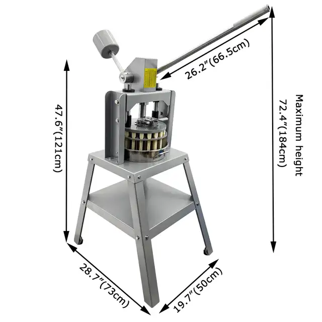 36PCS Commercial Vertical Silver Manual Dough Divider 057047 - Photo 9