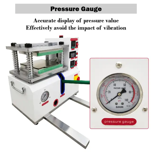 50~350℃ Range Desktop Flat Plate Vulcanizing Machine 110V 057066 - Photo 6