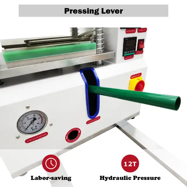 50~350℃ Range Desktop Flat Plate Vulcanizing Machine 110V 057066 - Photo 7