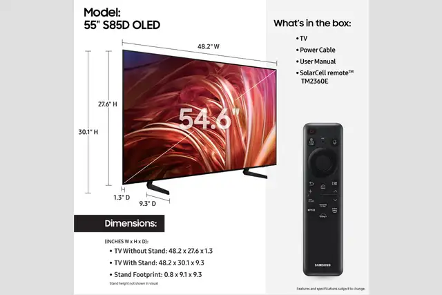 BRAND NEW SAMSUNG QN55S85 55' OLED, 4K, HDR, SMART TV - Photo 3