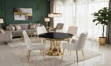 DAINING TABLE (BRAND NEW) SET WITB CHAIRS FOR SALE...???