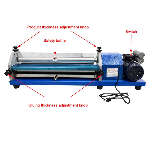 23In 110V White Emulsion Gluing Coating Machine Cardboard 120388 - Photo 10