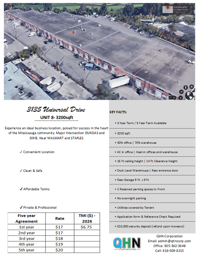 Unit 5 / 8/ 16: Warehouse   Office for Rent Mississauga - Photo 10