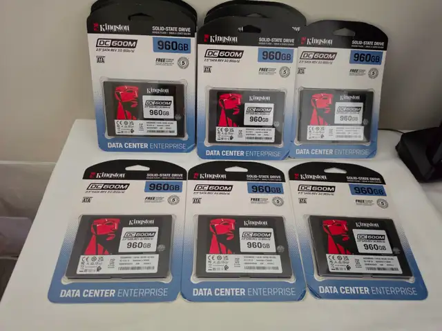 SOLID STATE DRIVE KINGSTON DC 600M 2.5 SATA -960GB, 3.0