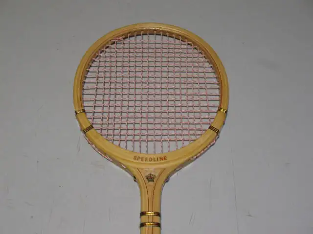Vintage Slazenger Speedline Wooden Squash Racket, LIKE NEW - Photo 2