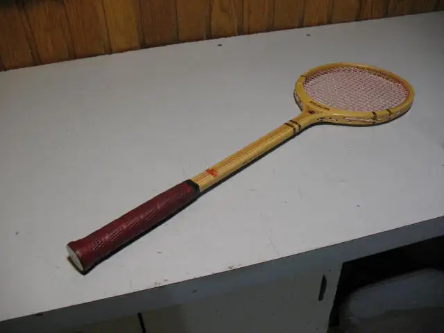 Vintage Slazenger Speedline Wooden Squash Racket, LIKE NEW - Photo 5