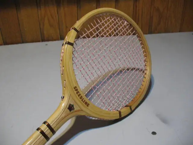Vintage Slazenger Speedline Wooden Squash Racket, LIKE NEW - Photo 6