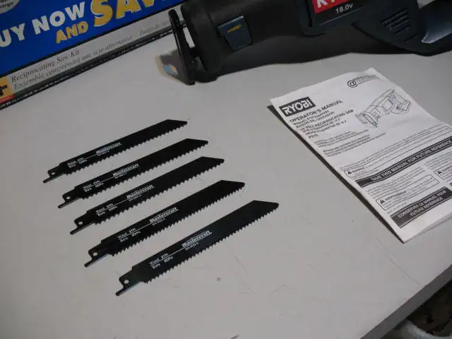 RYOBI 18V Cordless Reciprocating Saw, Brand New (Tool Only) - Photo 3