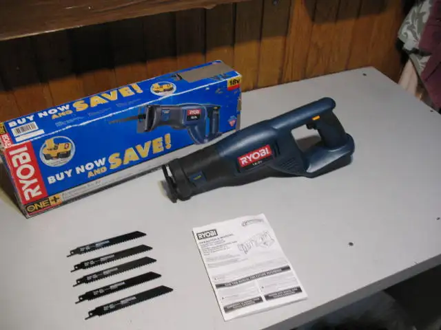 RYOBI 18V Cordless Reciprocating Saw, Brand New (Tool Only) - Photo 7