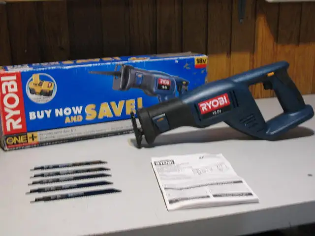 RYOBI 18V Cordless Reciprocating Saw, Brand New (Tool Only) - Photo 10
