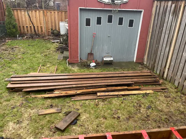 used deck boards  5/4 by 6 x 14