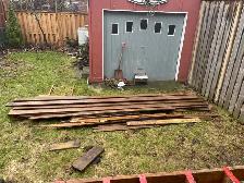 used deck boards  5/4 by 6 x 14