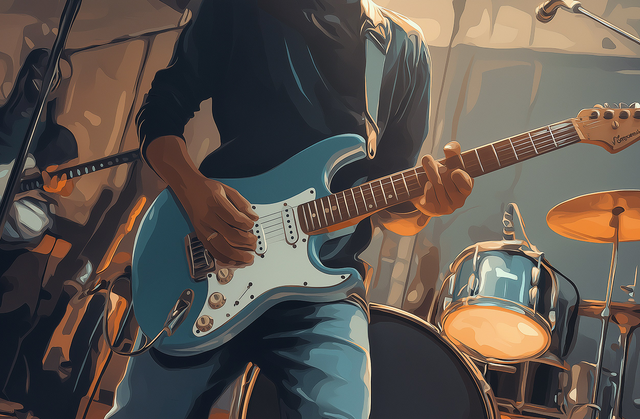 Ajustement & réparation de guitare électrique - Luthier