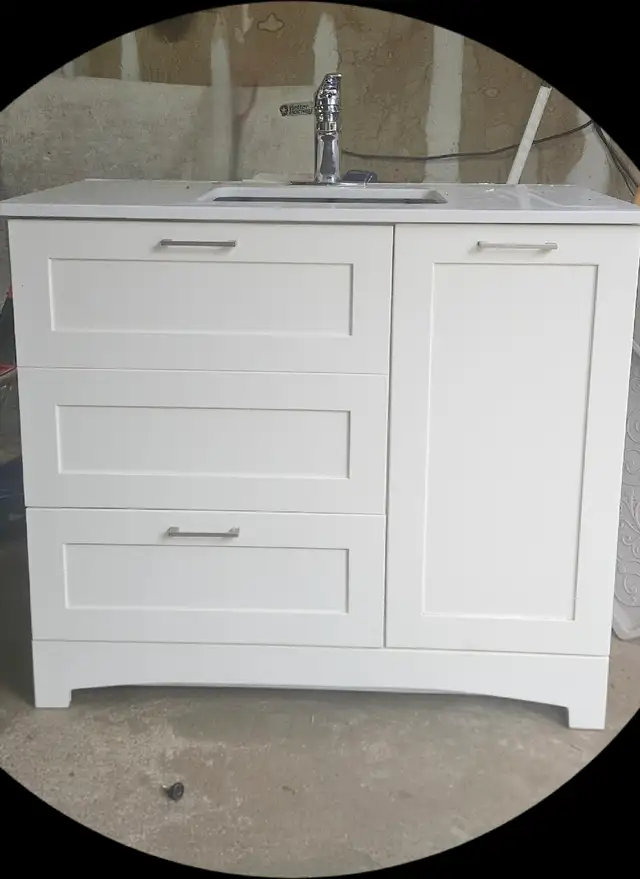 free bathroom vanity