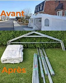 Desinstallation de Tempo / Abris auto