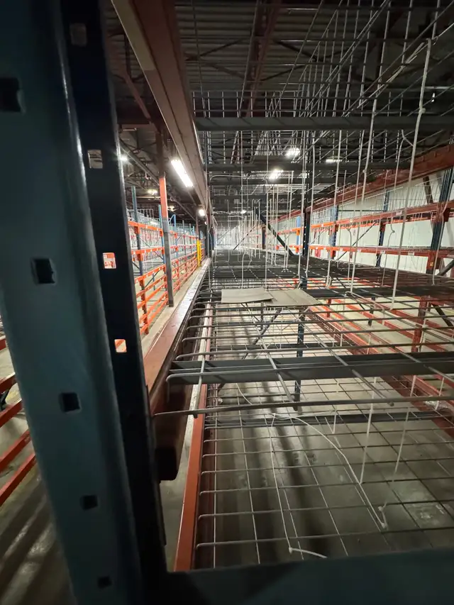 PALLET RACKING BLOW OUT - 10' tall x 44' deep x 8' long beams. - Photo 3