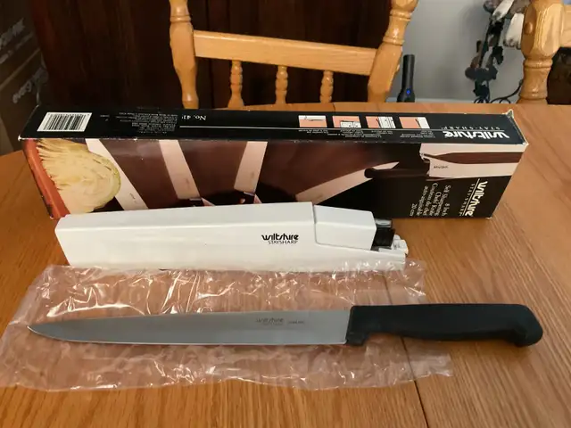 ( NEW)  8" WILTSHIRE SELF SHARPENING CHEFS’ KNIFE