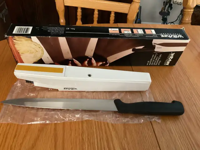 ( NEW)  8" WILTSHIRE SELF SHARPENING CHEFS’ KNIFE - Photo 2