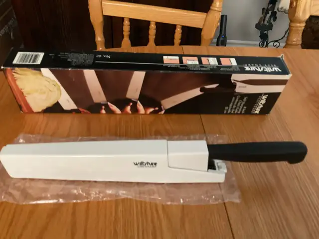 ( NEW)  8" WILTSHIRE SELF SHARPENING CHEFS’ KNIFE - Photo 3