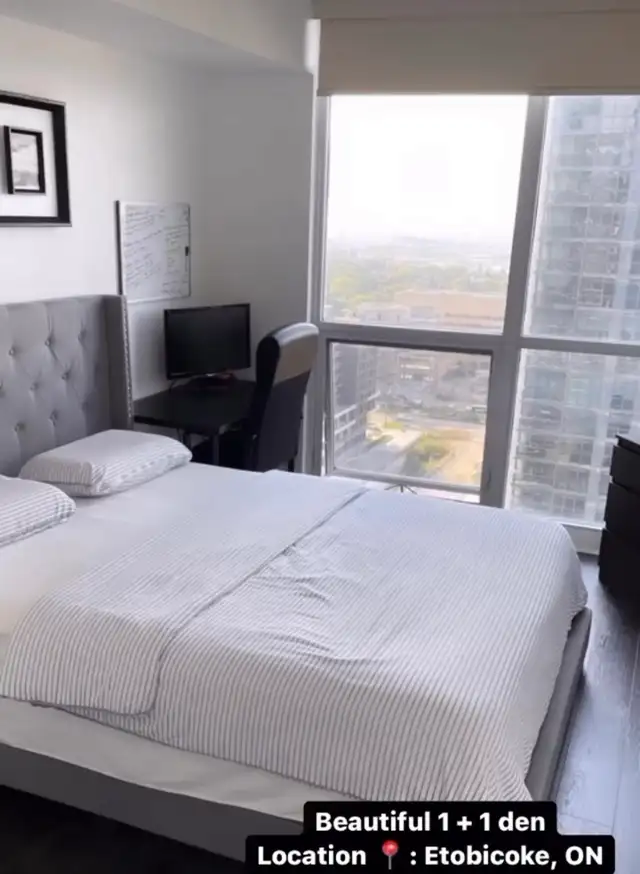 1 Den (Den with a door) |CN Views |$2350 | Near Subway   Parking - Photo 6