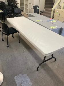 8’ Folding Leg Tables