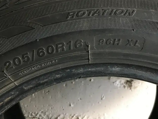 Free Pair of Used Tires 205/60R16 - Photo 6