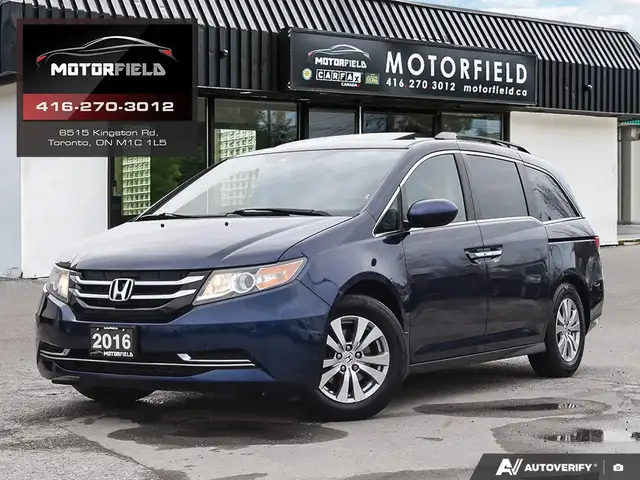 2016 Honda Odyssey EX-L w/ Navi Accident Free, Sunroof, Loaded