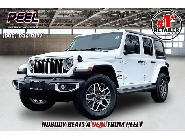 2024 Jeep Wrangler Sahara 4Dr V6 | 12.3\' Screen | Side Steps |