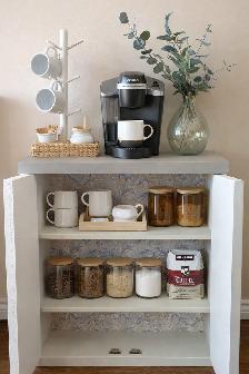 Vintage Cabinet – Soft White & Greige - Upcycled - Photo 4
