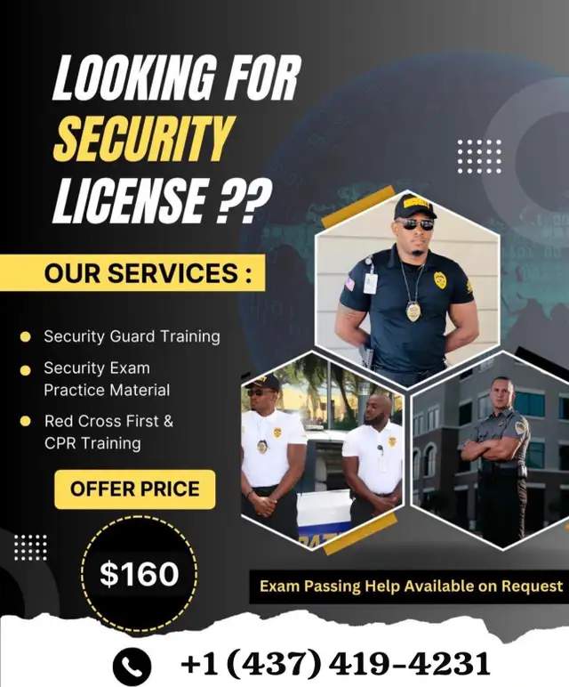 Are you looking for Security or Private Investigator License ?