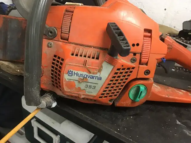 Scie à chaine essence - Photo 3