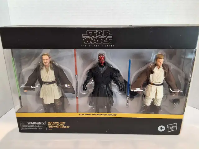 Star Wars Black Series Phantom Menace 3 Pack NEW