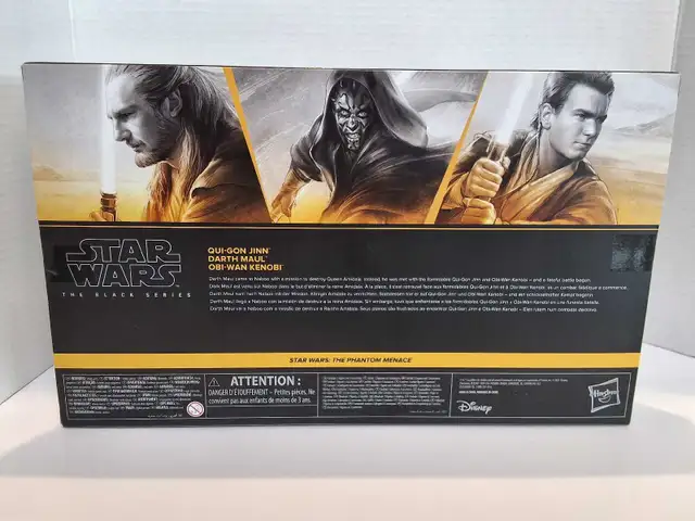 Star Wars Black Series Phantom Menace 3 Pack NEW - Photo 5