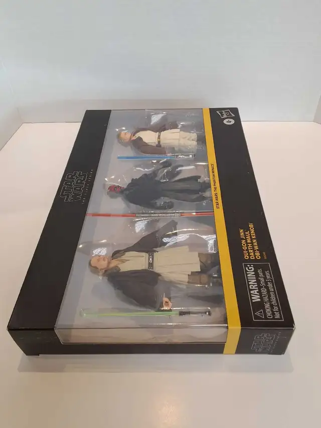 Star Wars Black Series Phantom Menace 3 Pack NEW - Photo 8
