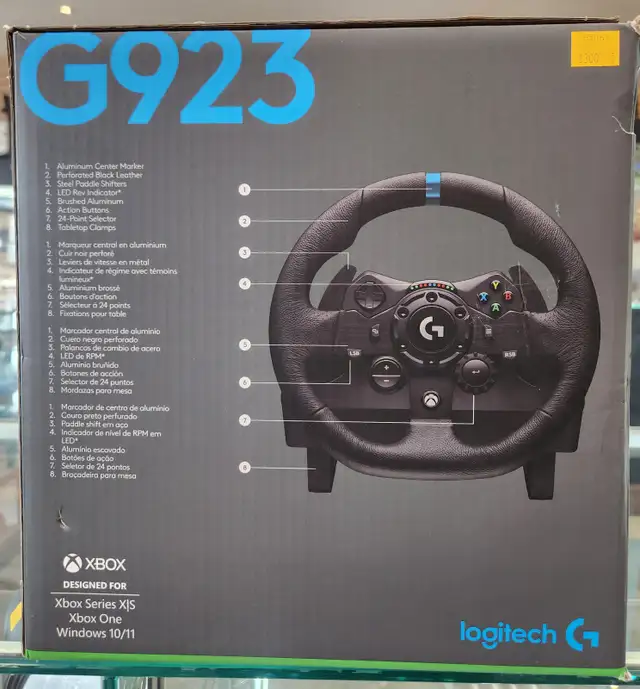 SOLD Logitech Xbox G923 Racing Wheel and Pedals - Photo 2