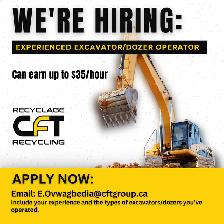 Experienced Excavator & Dozer Operators